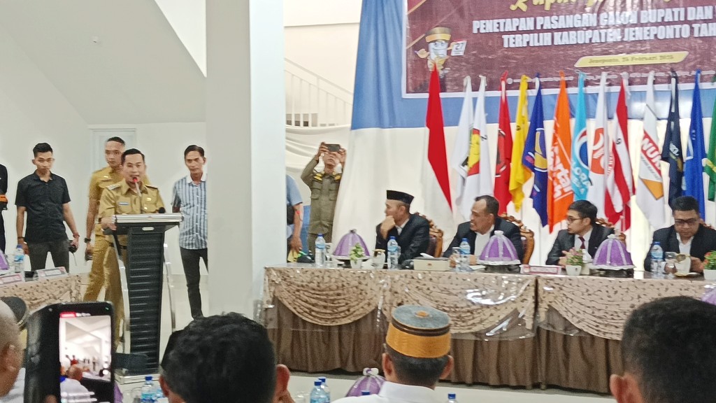 KPU Jeneponto Tetapkan Paris Yasir - Islam Iskandar Sebagai Paslon Pemenang Pilkada 2024