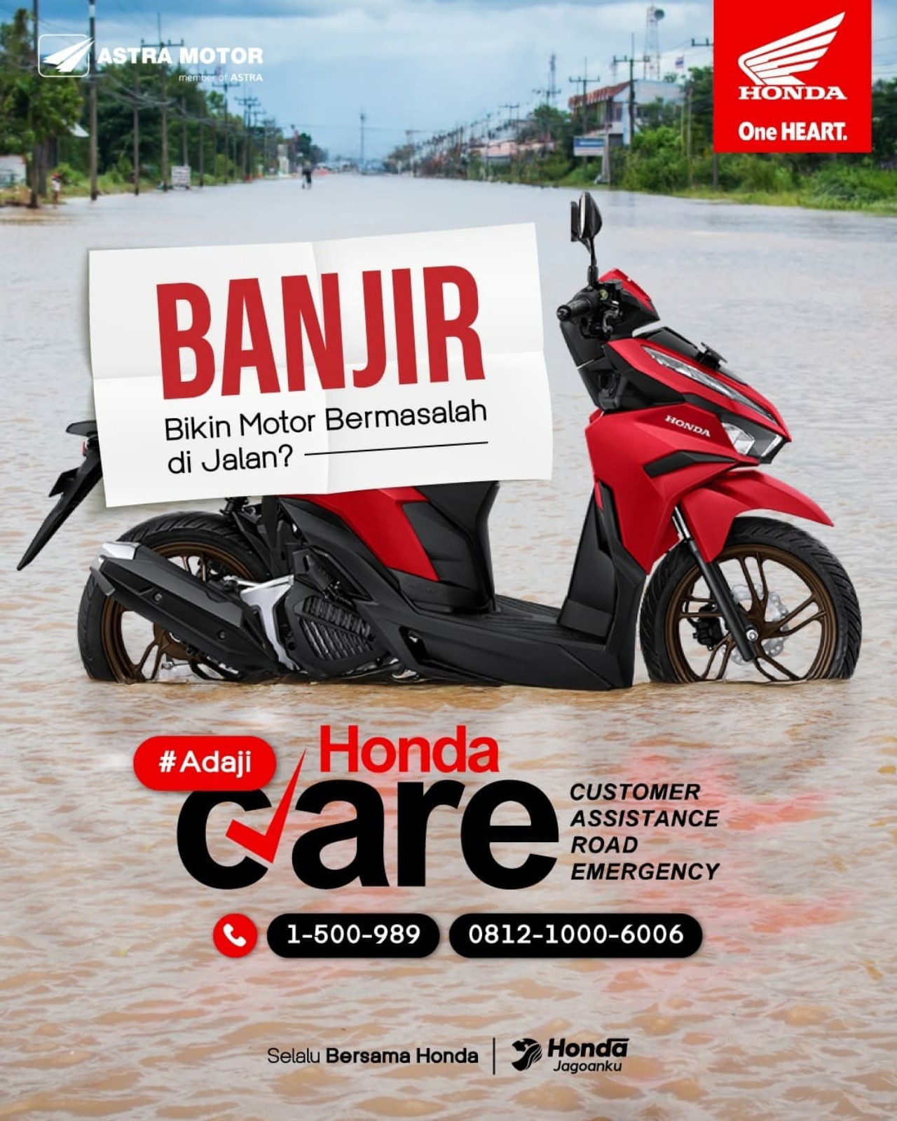 Astra Motor Sulawesi Selatan Gerak Cepat Bantu Korban Banjir di Sulsel