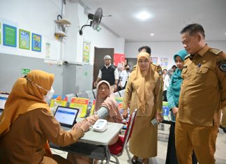 Pj Gubernur Sulsel Resmikan Program Pemeriksaan Kesehatan Gratis di Puskesmas Tamalate
