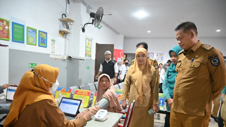 Pj Gubernur Sulsel Resmikan Program Pemeriksaan Kesehatan Gratis di Puskesmas Tamalate pemprov sulsel