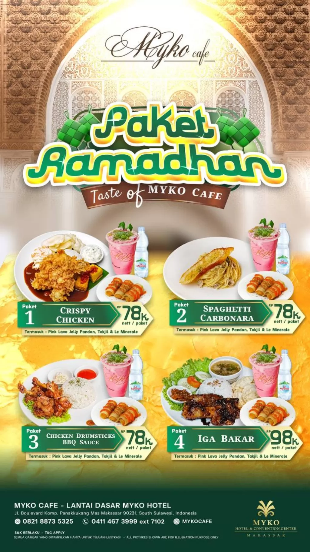 Mau Bukber Sambil Nongkrong? Buruan ke MYKO Cafe, Ada Paket Ramadhan Mulai Rp78 Ribu