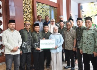 Bumi Karsa Bersama LAZ Hadji Kalla Rehabilitasi Masjid Mutmainnul Qulub Makassar