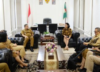 Wali Kota dan Wawali Makassar Bahas Peluang Kerja Migran Bersama Wamen KP2MI