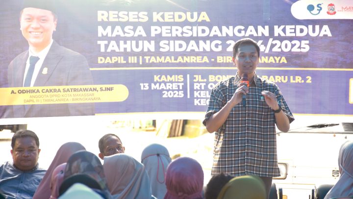 Tutup Kegiatan Reses Kedua, Anggota DPRD Makassar Odhika Cakra Sapa Warga Kecamatan Tamalanrea dprd makassar