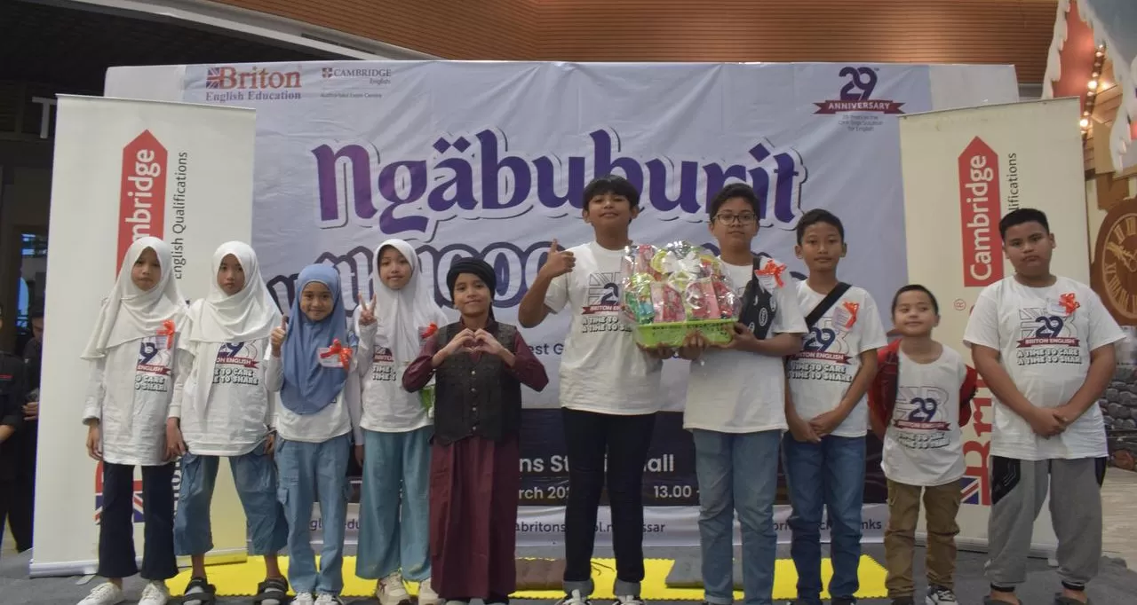 Berbagi Kebahagiaan, Briton Ajak 1.000 Anak Yatim Nonton Bareng dan Ngabuburit