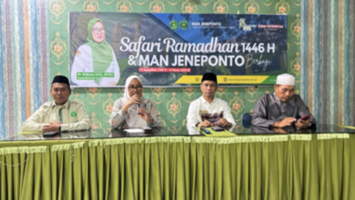 MAN Jeneponto Gelar Safari Ramadhan 1446 H dan Program Berbagi di Empat Kecamatan MAN Jeneponto