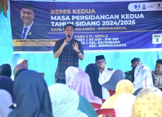 Anggota DPRD Makassar Odhika Cakra Gelar Reses Kedua di Kecamatan Biringkanaya