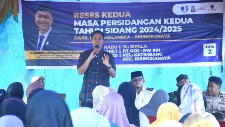 Anggota DPRD Makassar Odhika Cakra Gelar Reses Kedua di Kecamatan Biringkanaya odhika cakra