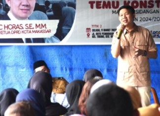 Wakil Ketua DPRD Makassar, Eric Horas Memulai Reses Kedua dengan Menemui Konstituennya