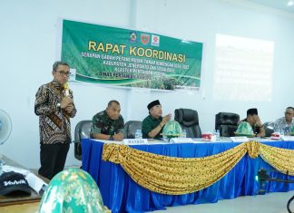 Pemkab Jeneponto Rakor Serapan Gabah, Bupati Menegaskan Pengawasan Harga di Petani
