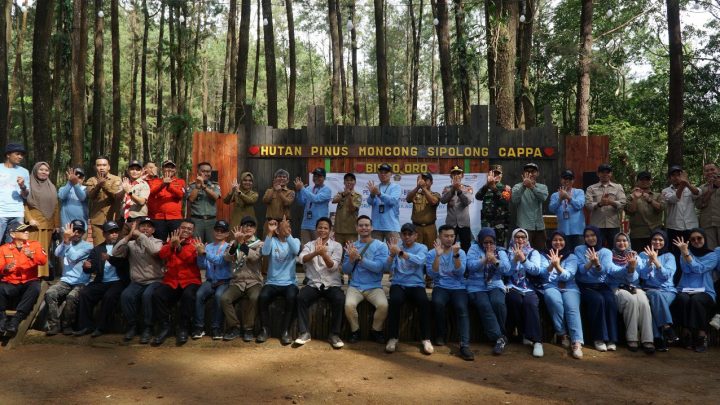 Gandeng Pemkab Gowa, Telkom Regional V Tanam 5.000 Bibit Pohon di Bissoloro pemkab gowa