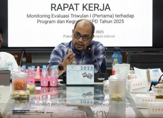 Komisi A DPRD Makassar Gelar Monev Program dan Kegiatan OPD Triwulan I