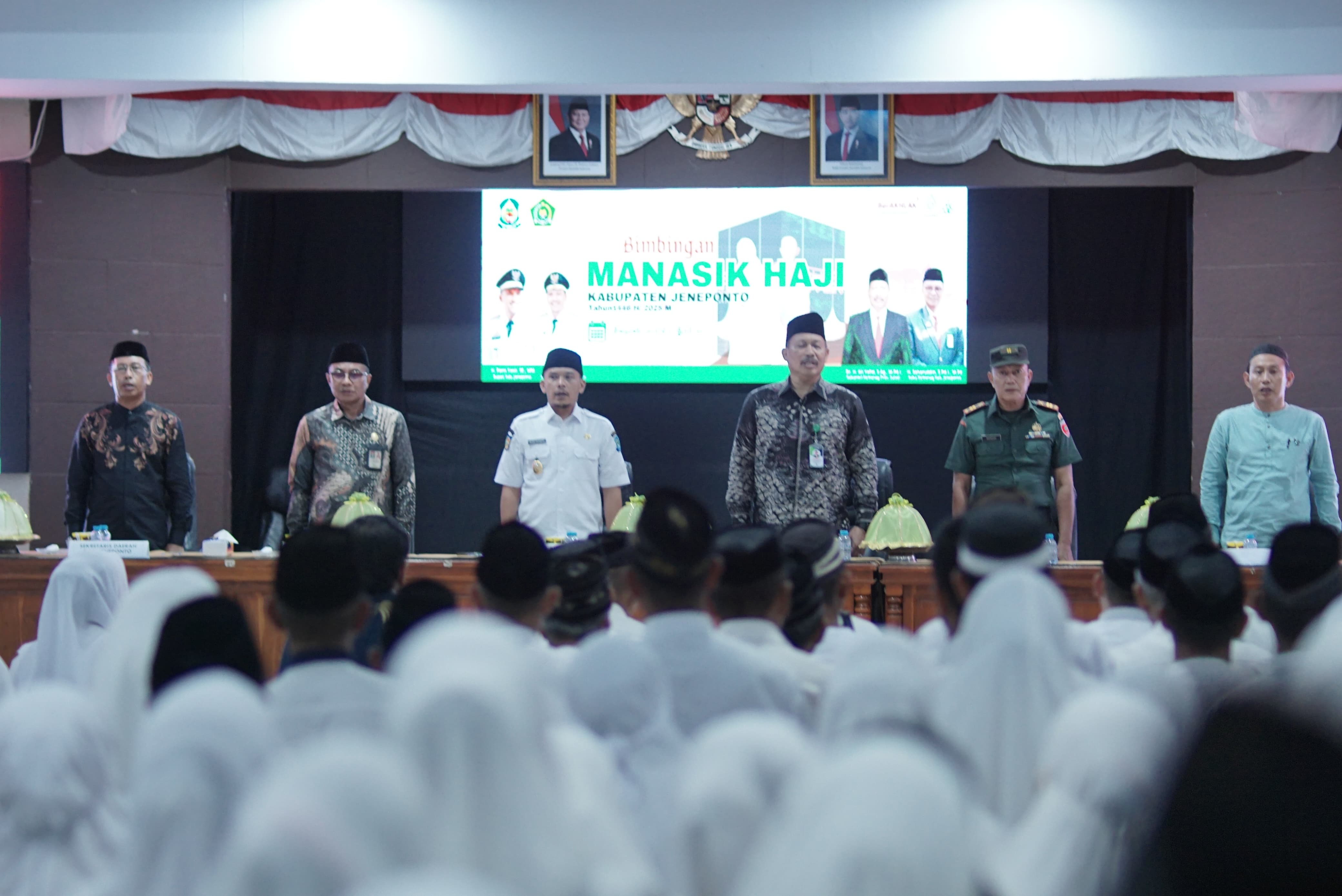 343 Calon Jemaah Haji Jeneponto Ikuti Manasik, Wabup Tekankan Kesiapan Mental dan Spiritual