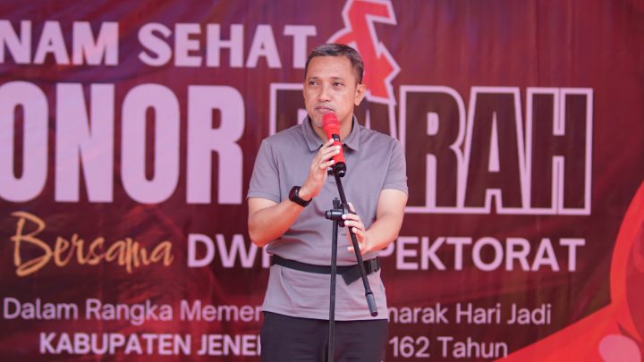 Buka Kegiatan Senam Sehat dan Donor Darah, Bupati Jeneponto Tekankan ini Buka Kegiatan