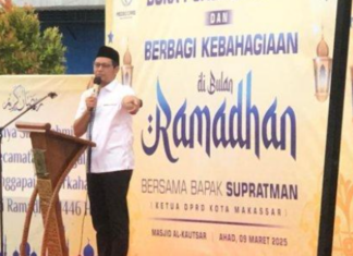 Ketua DPRD Makassar Janjikan Bantuan Dana Maksimal buat Masjid Al Kautsar walau Efisiensi Anggaran