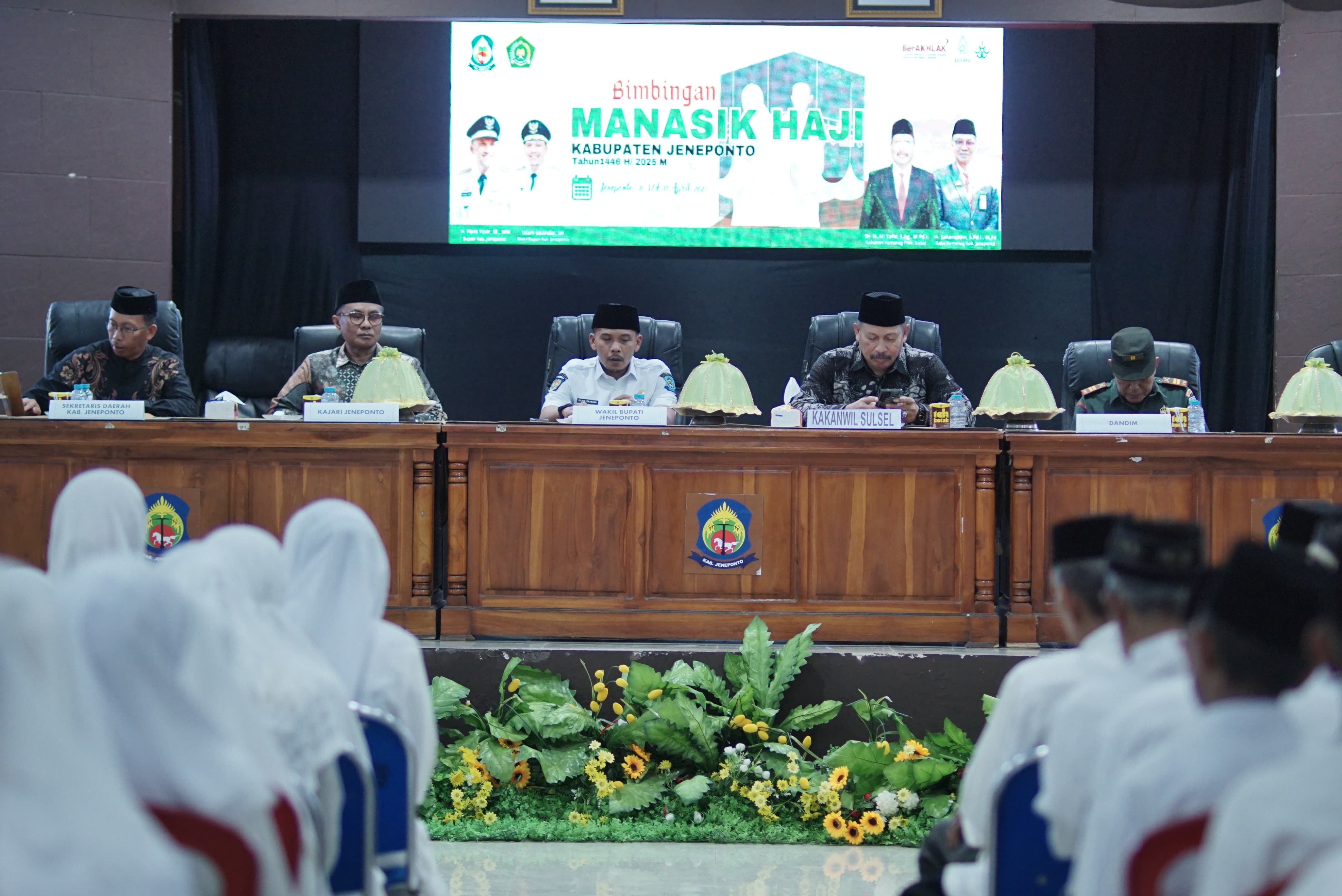 343 Calon Jemaah Haji Jeneponto Ikuti Manasik, Wabup Tekankan Kesiapan Mental dan Spiritual