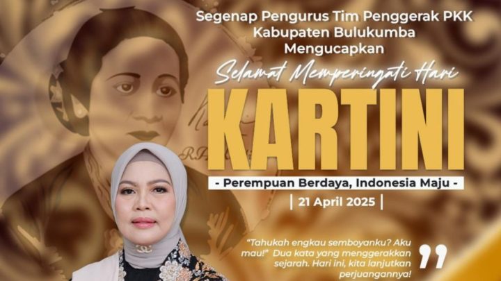Ketua TP PKK Bulukumba: Hari Kartini Jadi Momen Refleksi Harapan Bagi Perempuan Indonesia Pemkab Bulukumba