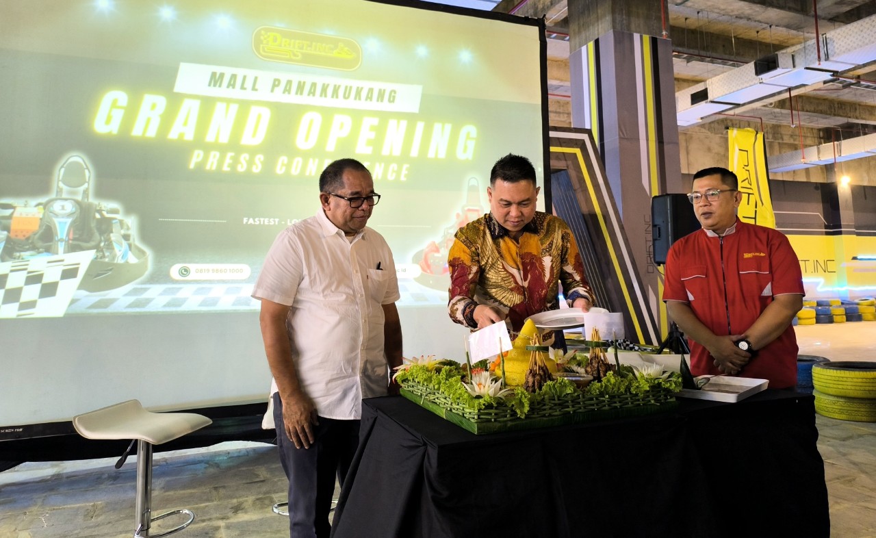 Terbesar di Sulawesi, Arena Gokart Pertama Resmi Beroperasi di Makassar