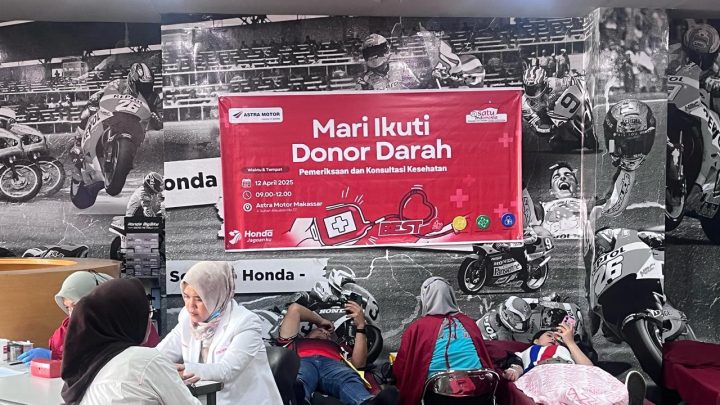 Bantu Sesama, Asmo Sulsel Gelar Donor Darah, Ada Pemeriksaan dan Konsultasi Kesehatan Astra Motor Sulawesi Selatan