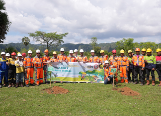 Semen Tonasa Tanam Pohon Serentak Se-Sulawesi, Peringati Hari Bumi