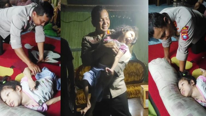 Kunjungi Difabel di Tamalatea, Kapolres Jeneponto Sampaikan Pesan Menyentuh Kunjungi Difabel