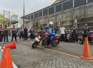 Astra Motor Sulsel Edukasi Safety Riding Karyawan PT Bravo Makassar