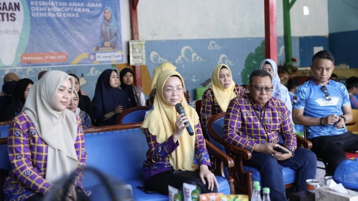 Bunda PAUD Makassar Tinjau Langsung Pemeriksaan Gigi dan Mulut Anak PAUD di TK Hang Tuah paud makassar