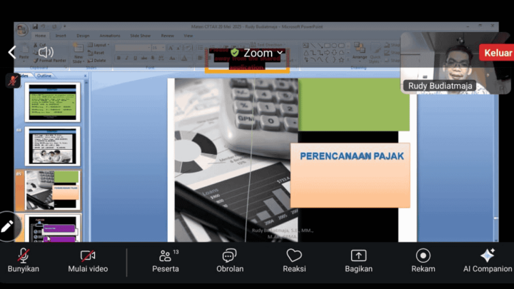 Meningkatkan Kapasitas Akademik dan Profesionalisme Melalui Pelatihan CFTAX di AR Learning Center Pelatihan CFTAX