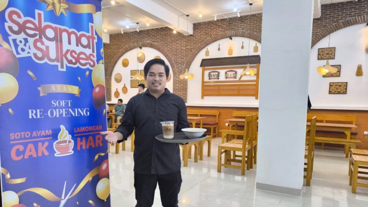Re-Opening Soto Ayam Lamongan CAK HAR Cabang Andi Djemma Makassar, Ada Diskon Hingga 30 Persen soto ayam lamongan terdekat
