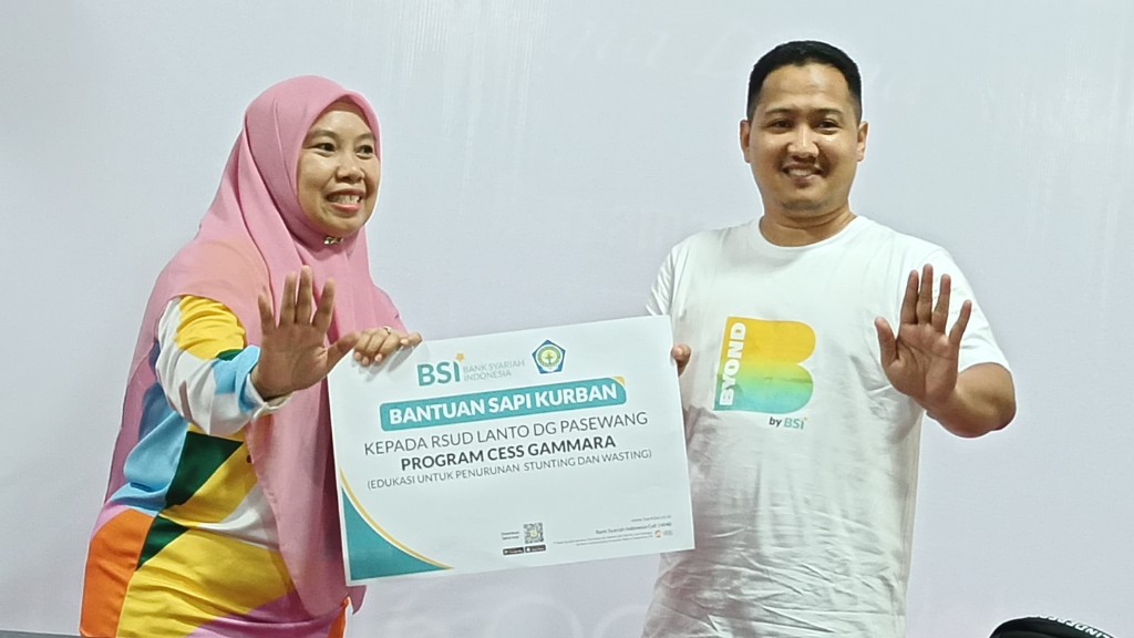 Cegah Stunting dan Wasting, RSUD Latopas Gandeng Bank BSI Cabang Jeneponto