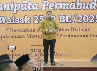 Momentum Hari Raya Waisak, Munafri Arifuddin Ajak Masyarakat Perkuat Keberagaman dan Toleransi