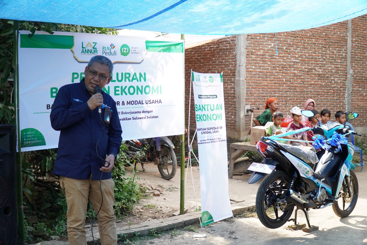 Tingkatkan Kesejahteraan Masyarakat; LAZ Annur PLN IP dan IZI Sulsel Bantu Pedagang Desa Pelosok Kembali Berdaya