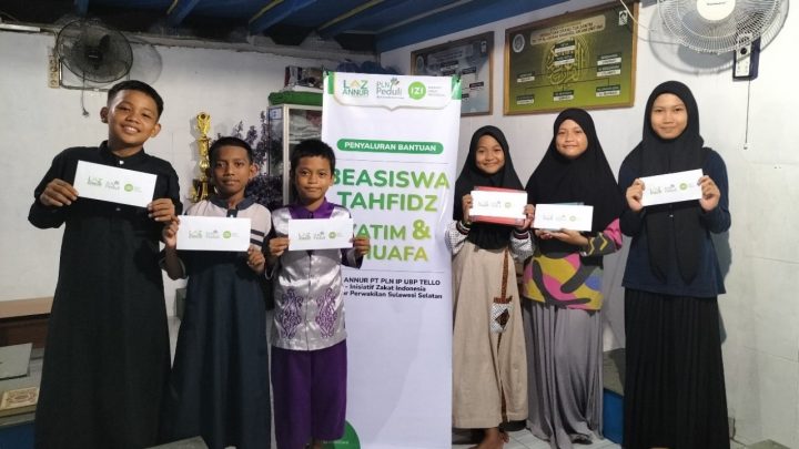 Kolaborasi IZI Sulsel dan Laz Annur PLN IP UBP Tello, Dukung Pendidikan Al-Qur'an Bagi Anak Yatim izi sulsel