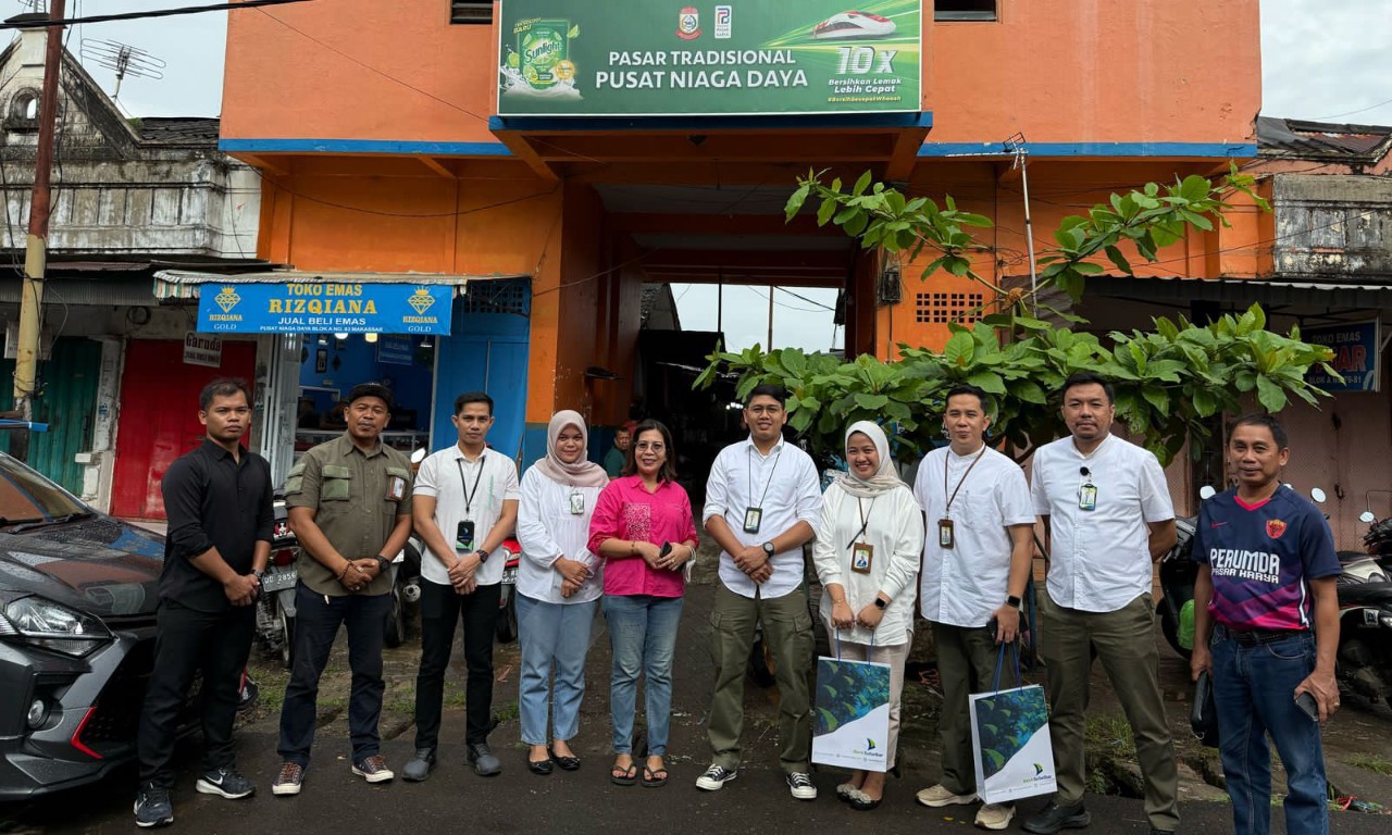 Gandeng Bank Sulselbar, Perumda Pasar Makassar Hadirkan Pembayaran Non Tunai di Pasar Tradisional