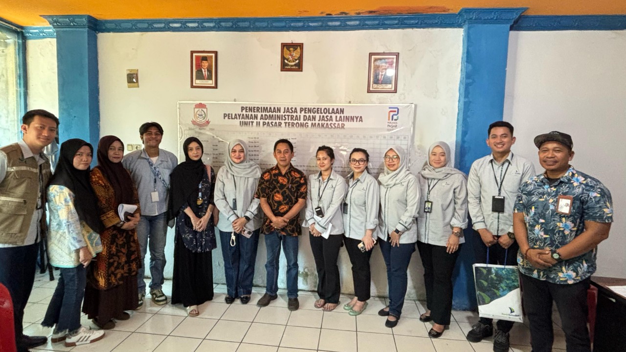 Gandeng Bank Sulselbar, Perumda Pasar Makassar Hadirkan Pembayaran Non Tunai di Pasar Tradisional