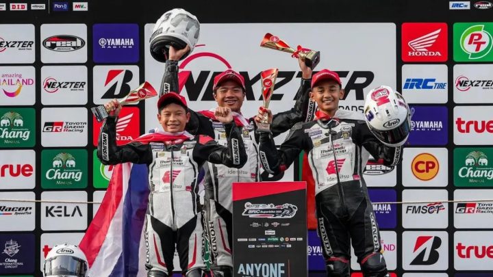 Pebalap Muda Binaan Astra Honda Kibarkan Merah Putih di Thailand dan Italia pebalap indonesia
