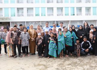 Tim TJSLP Kota Makassar Apresiasi CSR Hotel Claro