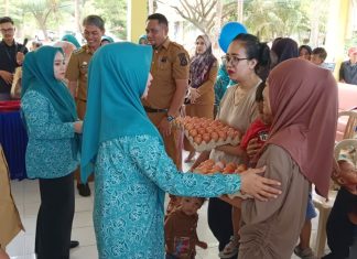 Ketua TP PKK Jeneponto, Apresiasi Inovasi JEMPOL, Tingkatkan Ratusan Ibu dan Anak Periksa Kesehatan di Posyandu