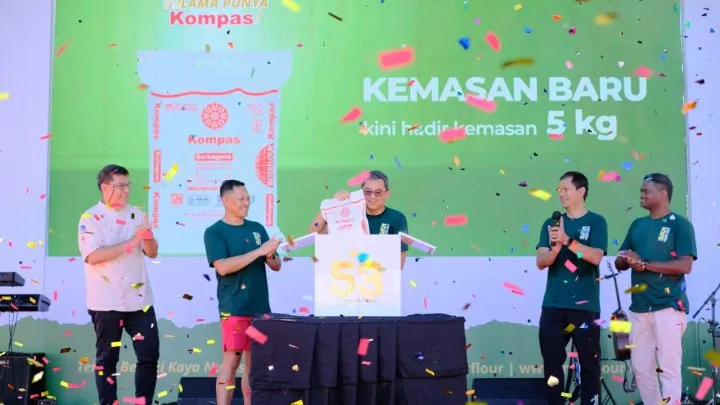 Tetap Komitmen Hasilkan Produk Berkualitas, Interflour Luncurkan Kompas Kemasan 5 Kg di HUT ke-53 Terigu Kompas