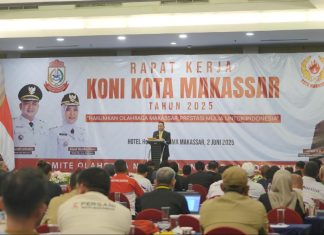 Buka Raker KONI, Walikota Munafri: Olahraga Prioritas Pemerintah Kota