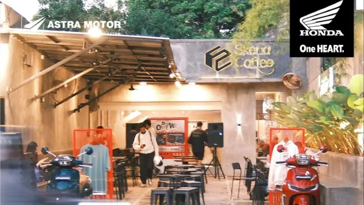 Pikat Hati Generasi Muda, Asmo Sulsel Hadirkan Honda Stylo 160 di Sejumlah Cafe Hits Makassar asmo sulsel