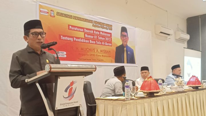 Anggota DPRD Makassar Muchlis Misbah Minta Pemkot Segera Terbitkan Perwali Baca Tulis Al-Quran dprd makassar