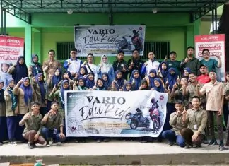 Tekan Angka Lakalantas, Asmo Sulsel Libatkan Komunitas Vario Berbagi Ilmu Keselamatan Berkendara di Sekolah