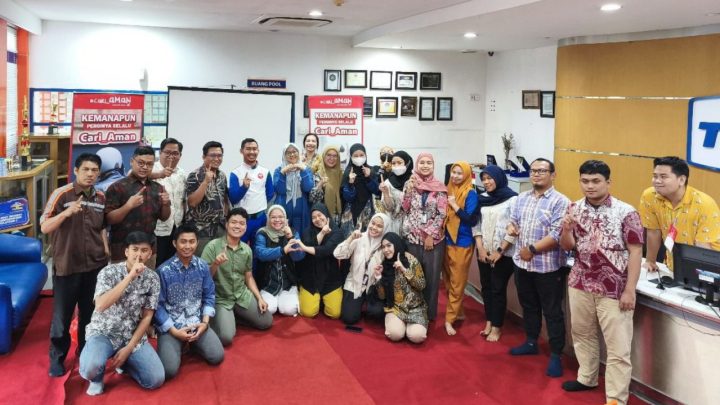 Edukasi Safety Riding Motor Listrik, Asmo Sulsel Ajak Karyawan Astra Trac Praktik Langsung Edukasi safety riding