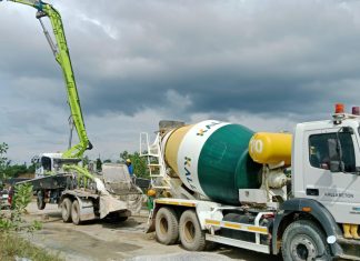 Kalla Pasok Material Proyek Jalan Strategis di Kawasan Inti IKN Nusantara