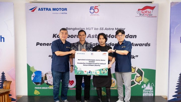 Kolaborasi Penerima SATU Indonesia Awards, Astra Motor Daur Ulang Plastik Jadi Peluang Inklusif penerima satu indonesia award 2023