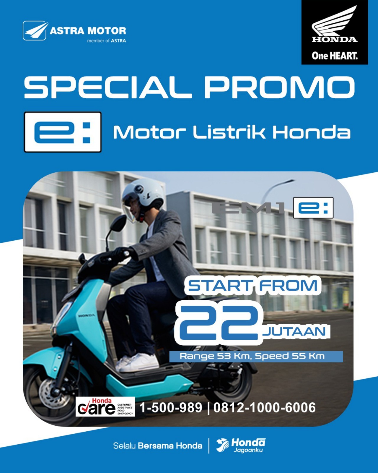 Buruan Beli Motor Listrik Honda di Asmo Sulsel, Kini Dijual Mulai Rp 17 Jutaan