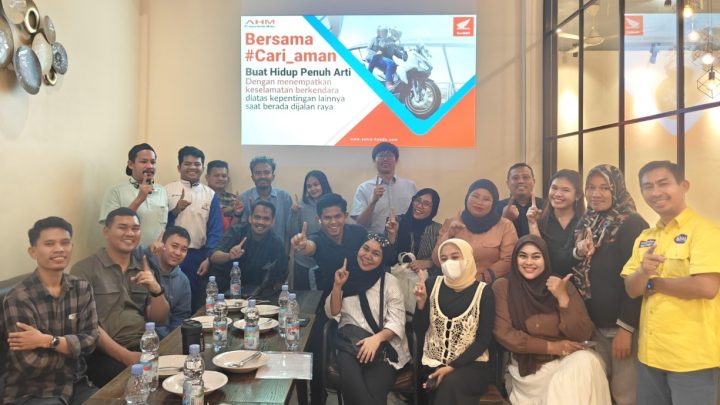 Astra Motor Sulawesi Selatan Beri Edukasi Safety Riding Ke Puluhan Jurnalis di Kendari astra motor sulawesi selatan