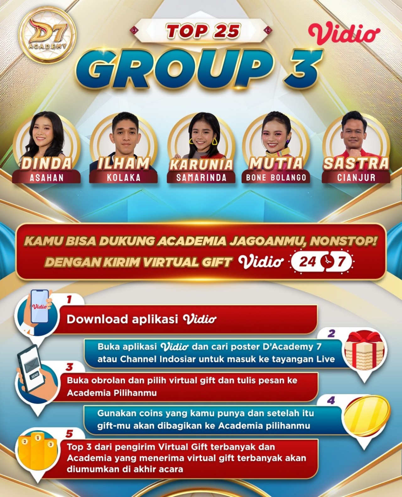 Ketua BKP KM Bulukumba Sulsel Ajak Masyarakat Indonesia Dukung Ilham di Dangdut Academy 7 Indosiar
