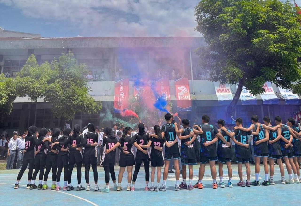 Jelang Honda DBL, Asmo Sulsel Roadshow ke SMAN 16 Makassar